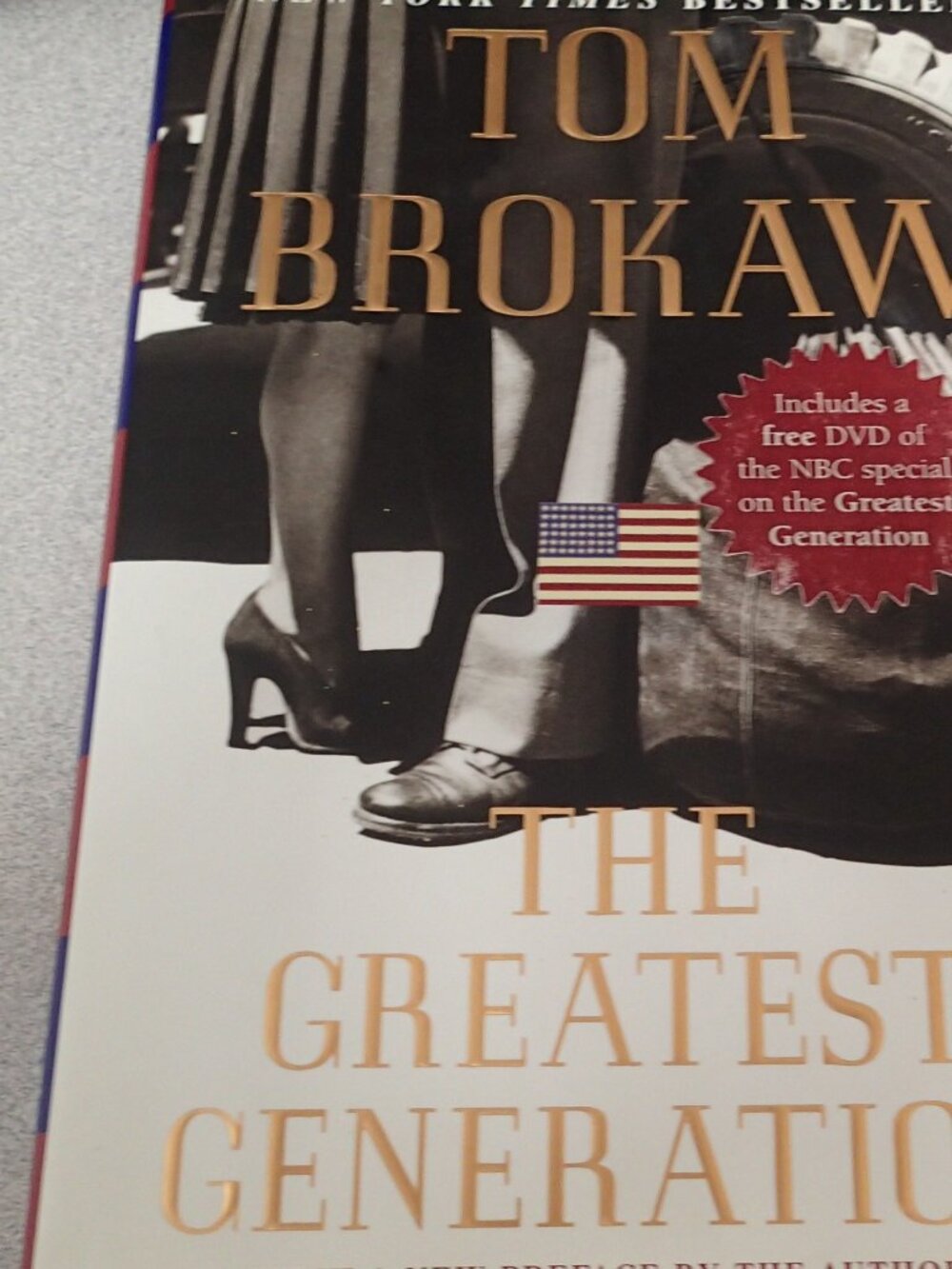 Tom Brokaw "The Greatest Generation" Hardcover Book and DVD